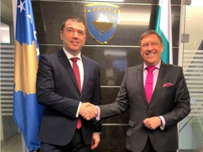 Максим Бехар се срещна с посланика на Република Косово в София