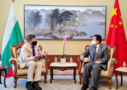 Maxim Behar Meets the Ambassador of the People's Republic of China to Bulgaria