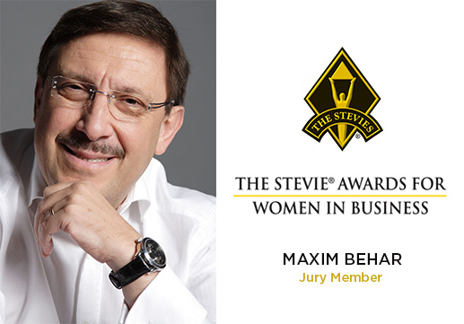 Maxim Behar as Judge at Stevie Awards for Women in Business 2021