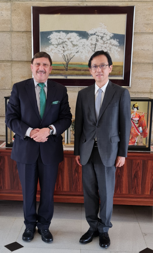 Maxim Behar Meets the Ambassador of Japan to Bulgaria