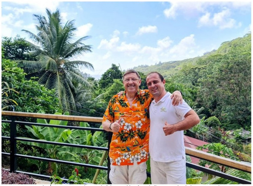 Maxim Behar, Honorary Consul General of the Republic of Seychelles met with Mladen Gergov – the only Bulgarian citizen in the Seychelles