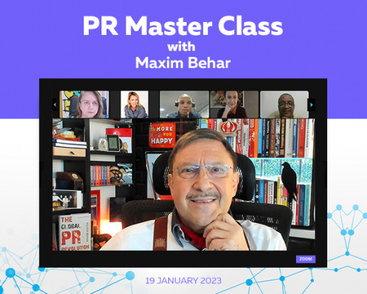 Maxim Behar Talks About Effective PR Practices in 2023 at a Global Masterclass