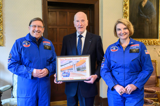 King Simeon II of Bulgaria Congratulated Maxim and Veneta Behar After Their U.S. Space Training