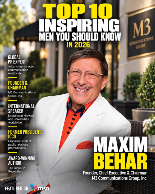 Maxim Behar Among the Top 10 Inspiring Leaders in 2026