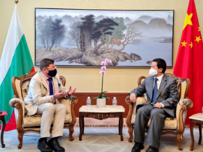 Maxim Behar Meets the Ambassador of the People's Republic of China to Bulgaria