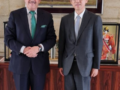 Maxim Behar Meets the Ambassador of Japan to Bulgaria