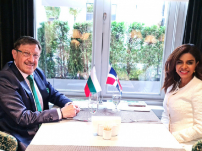 Maxim Behar Meets with Eliana Pichardo, First Secretary of the Embassy of the Republic of Dominicana