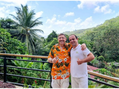 Maxim Behar, Honorary Consul General of the Republic of Seychelles met with Mladen Gergov – the only Bulgarian citizen in the Seychelles