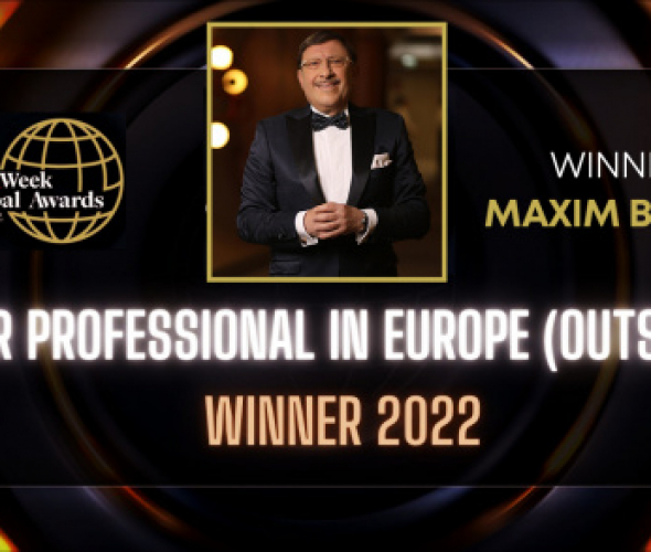 PRWeek Announced Maxim Behar Best PR Professional in Europe for 2022