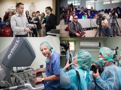 First demonstration of robotic surgery in real time was made in Pleven
