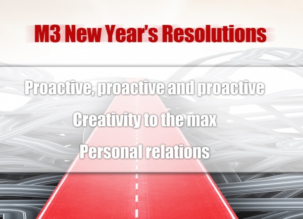 M3 New Year's Resolutions