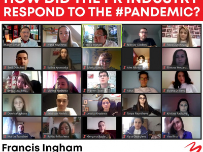 „Срещa от върха“ с Франсис Ингам: Как PR индустрията реагира на пандемията?