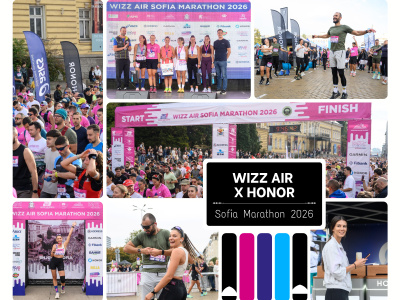 Два бранда, един маратон и безброй емоции: M3 Communications на Wizz Air Sofia Marathon 2026