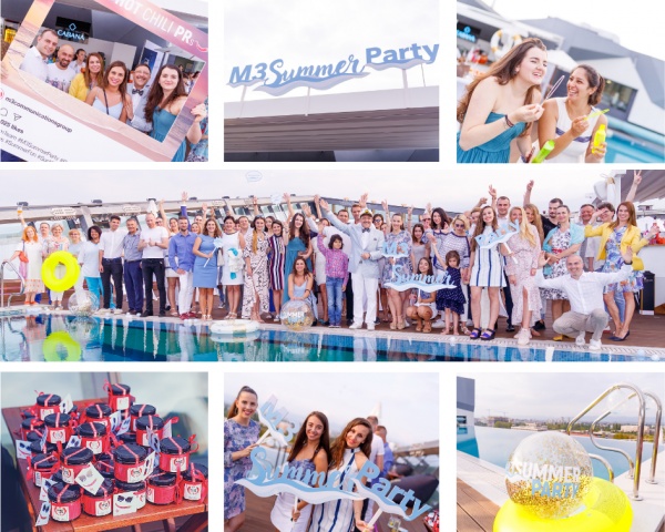 The Top #M3DreamTeam with a Summer Rooftop Party