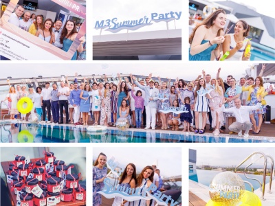 The Top #M3DreamTeam with a Summer Rooftop Party