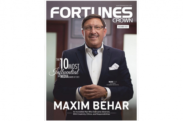 Maxim Behar on The Cover of Fortunes Crown Magazine