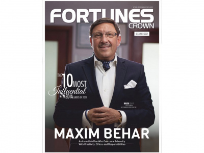 Maxim Behar on The Cover of Fortunes Crown Magazine
