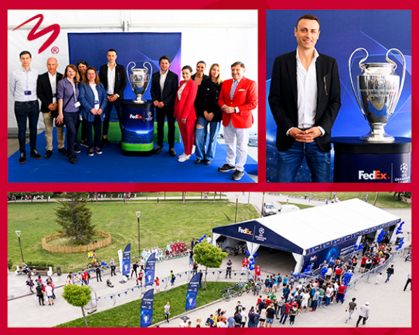 FedEx Express Delivers UEFA Champions League Trophy in Sofia