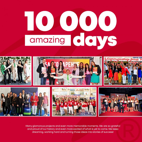 M3 Communications Group, Inc. Celebrates 10,000 Amazing PR Days!