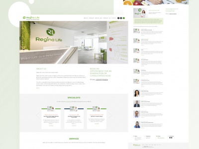 Our #M3WebGurus with New Successful Web Project for Regina Life Clinic