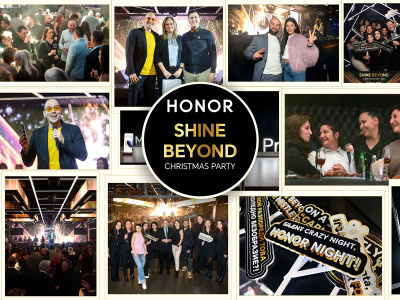 HONOR Shine Beyond Christmas Party: A Night of Success and Holiday Magic ✨
