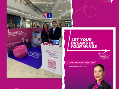 Let your dreams be your wings: Wizz Air is expanding its cabin crew in Bulgaria